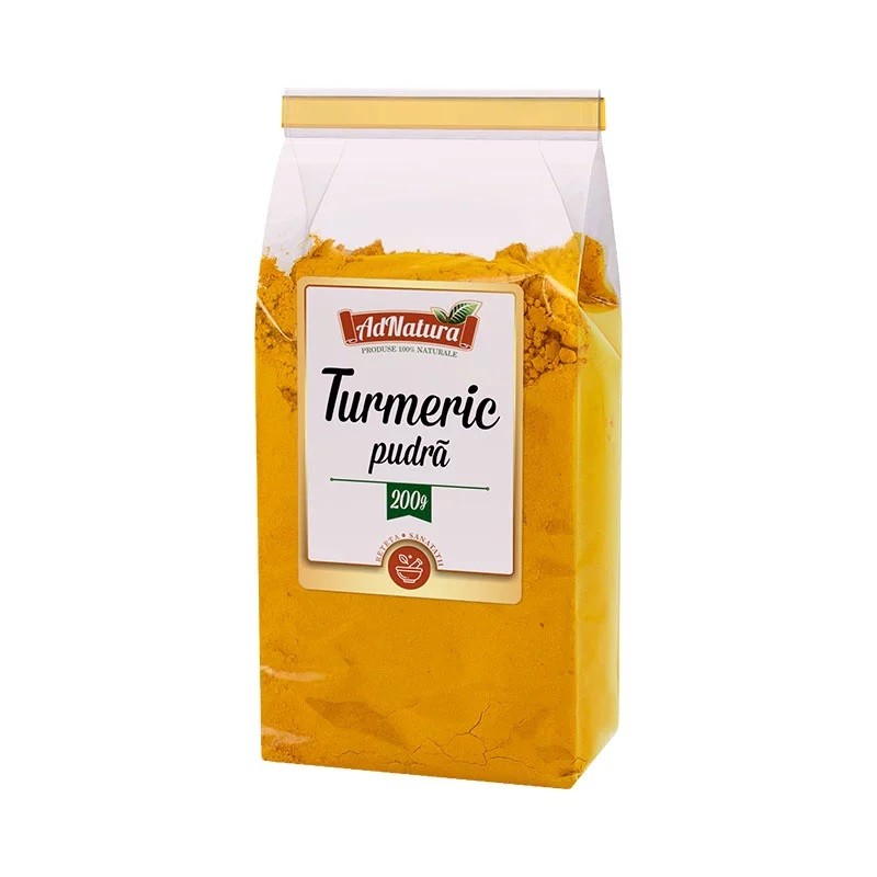 Pudra de turmeric, 200g, AdNatura