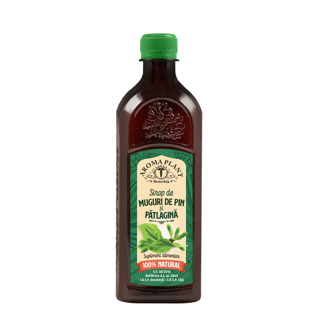 Sirop de pin si patlagina, 500ml, Aroma Plant Bonchis