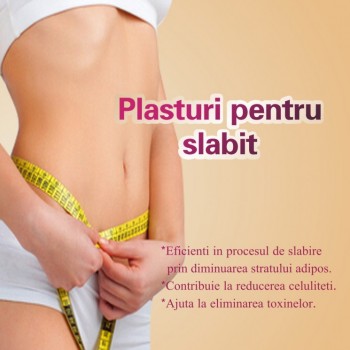 Plasture pentru slabit 7.5 x 7.5cm, 4 bucati, Naturalia Diet