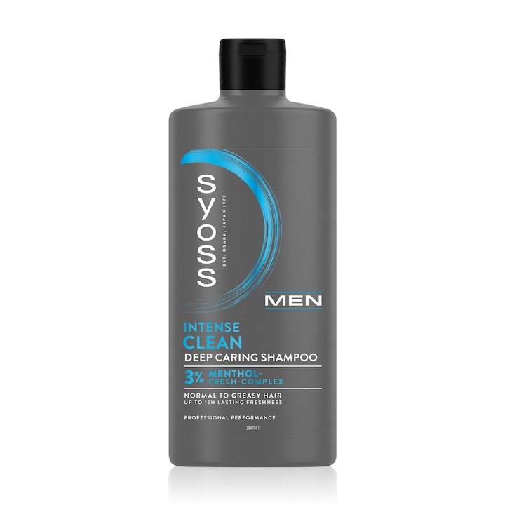 Sampon pentru barbati Intense Clean Men, 440ml, Syoss