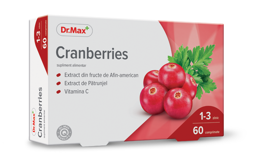Dr. Max Cranberries​, 60 comprimate