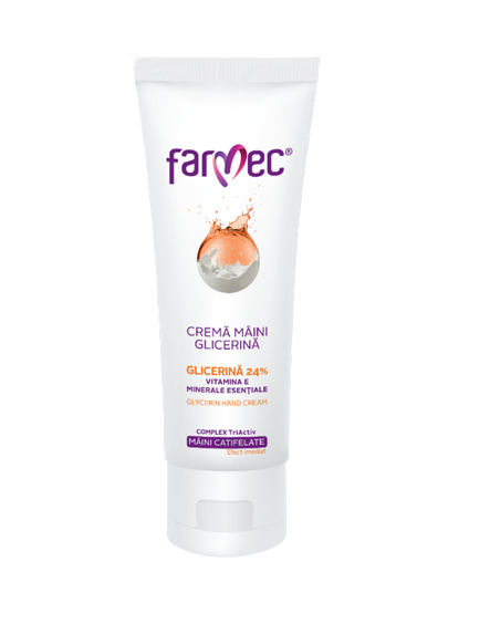 Crema de maini cu glicerina, 40ml, Farmec