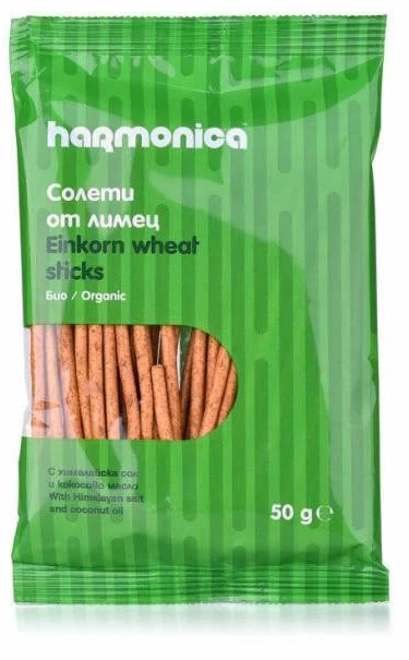 Sticksuri din faina de alac Bio, 50g, Harmonica