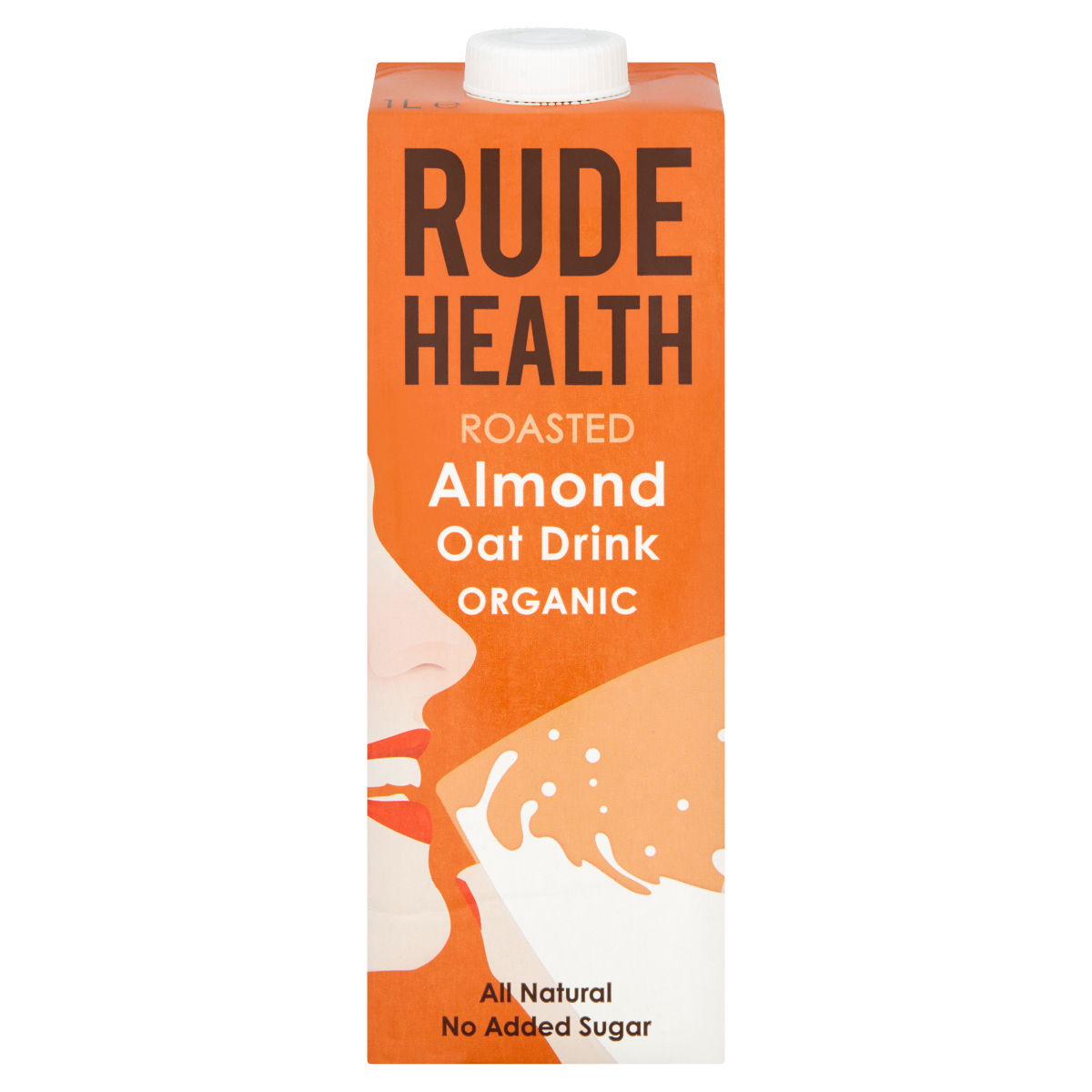 Bautura vegetala din ovaz si migdale prajite Bio, 1l, Rude Health