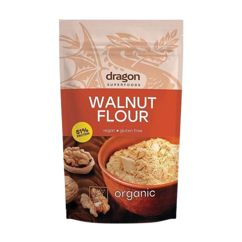 Faina de nuci fara gluten bio, 200g, Dragon Superfoods