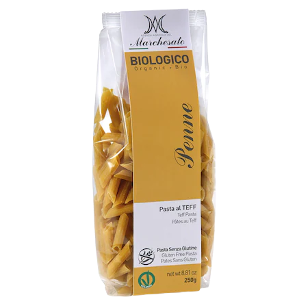 Penne din teff fara gluten Bio, 250g, Marchesato