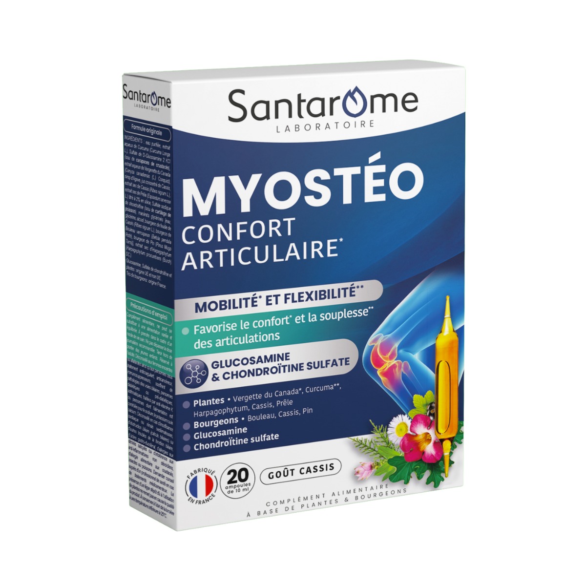Myosteo Confort Articulaire, 20 fiole, Santarome