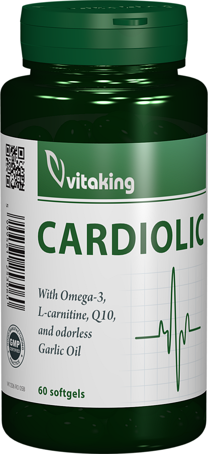 Complex Cardiolic pentru inima, 60 capsule moi, Vitaking