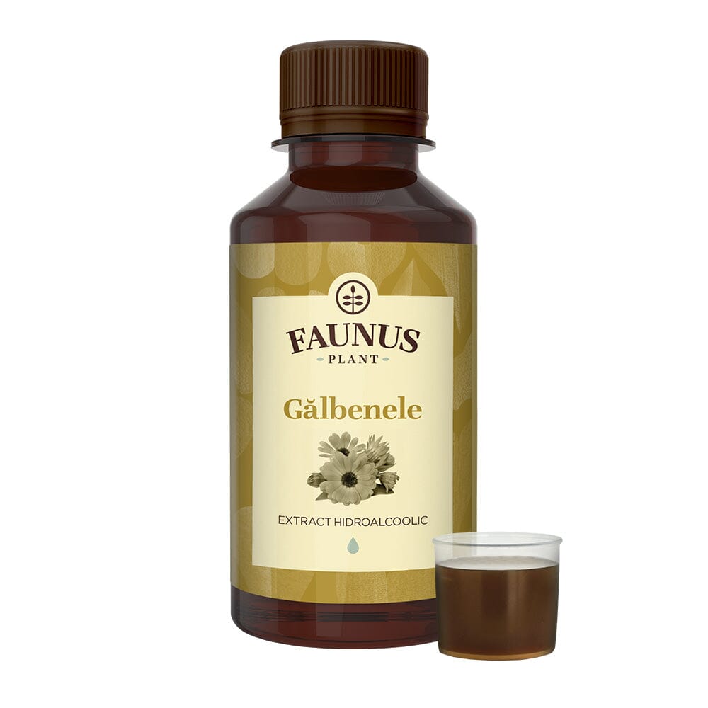 Tinctura de Galbenele cicatrizant, 200ml, Faunus Plant