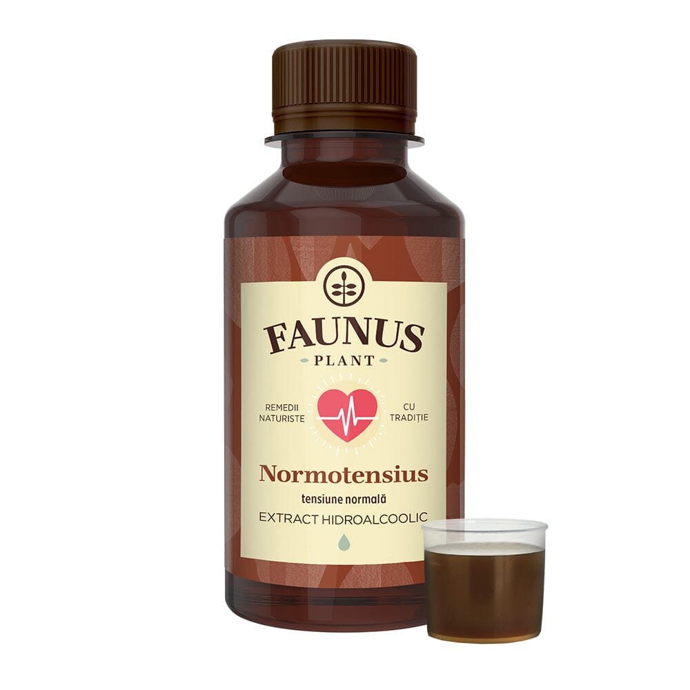 Tinctura pentru tensiune arteriala Normotensius, 200ml, Faunus Plant