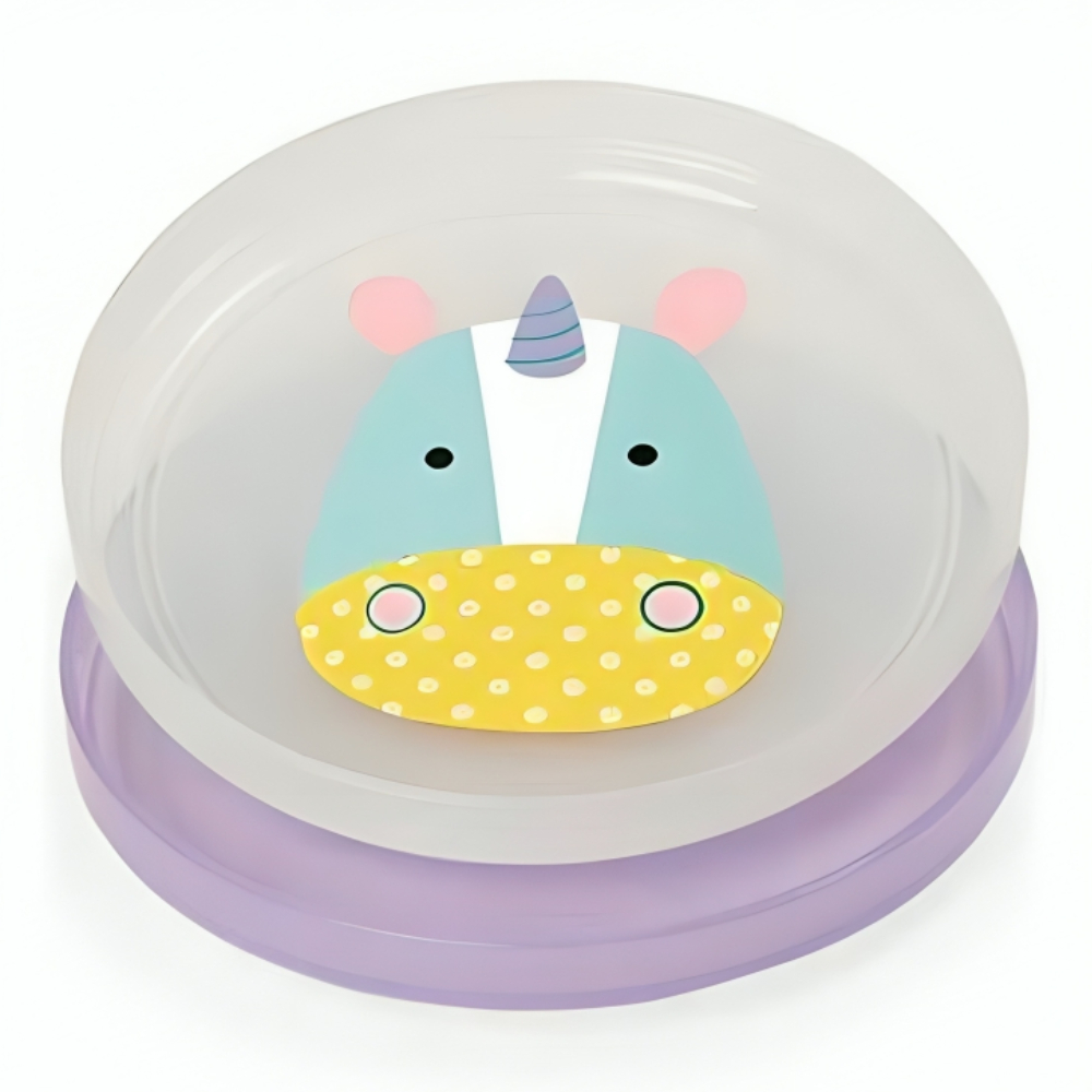 Set farfurii anti-alunecare Unicorn, 2 bucati, Skip Hop