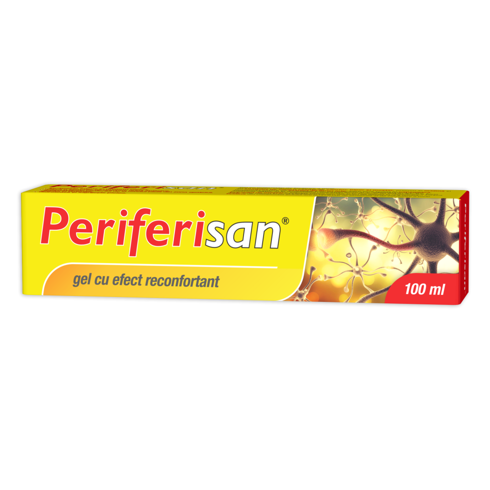 Periferisan gel cu efect de incalzire pentru spate si umeri, 100ml, Zdrovit