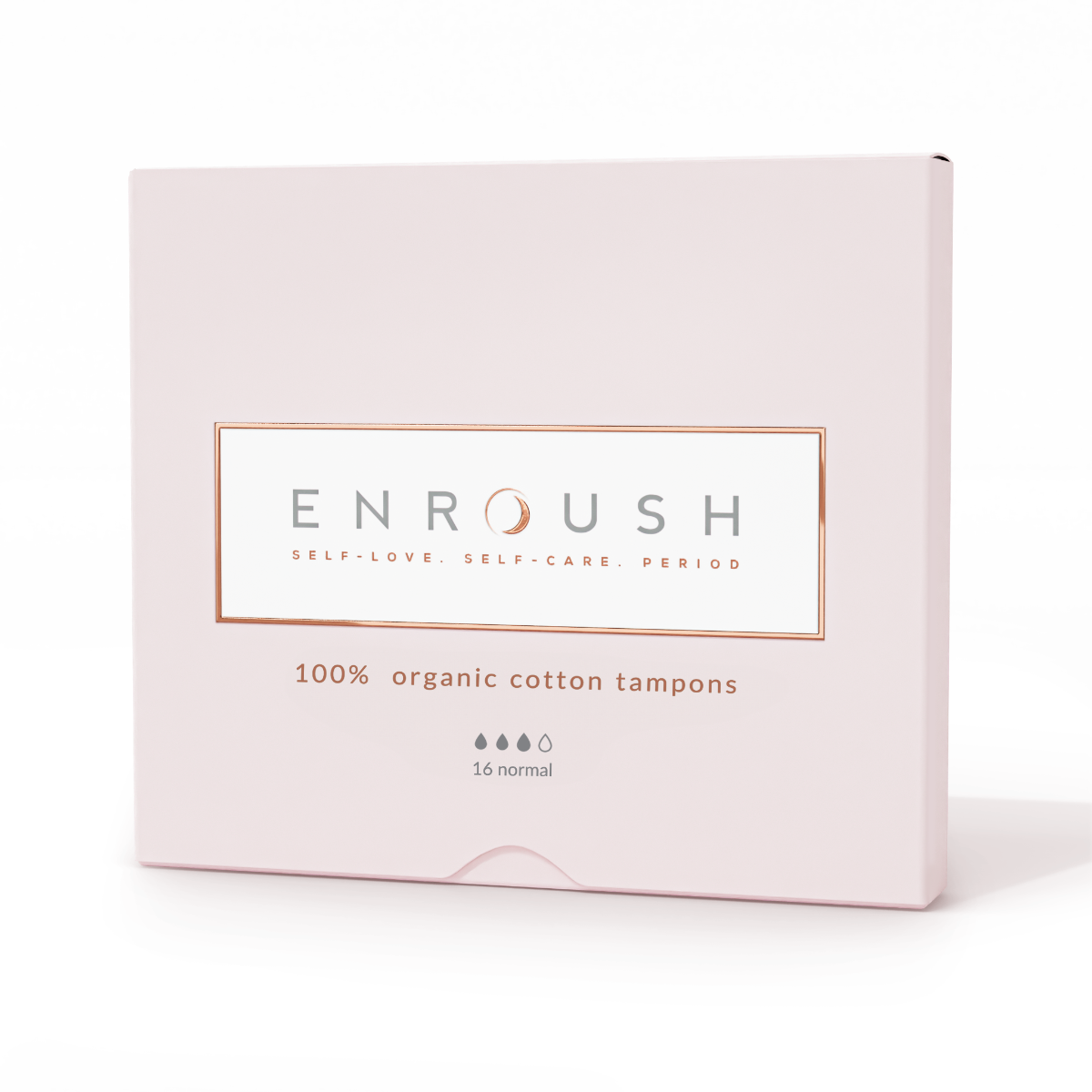 Tampoane 100% Organice Normal, 16 bucati, Enroush
