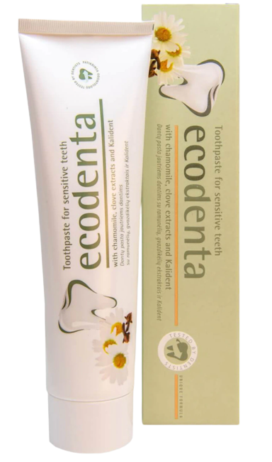 Pasta de dinti pentru dinti sensibili cu extract de musetel, cuisoare si kalident, 100ml, Ecodenta