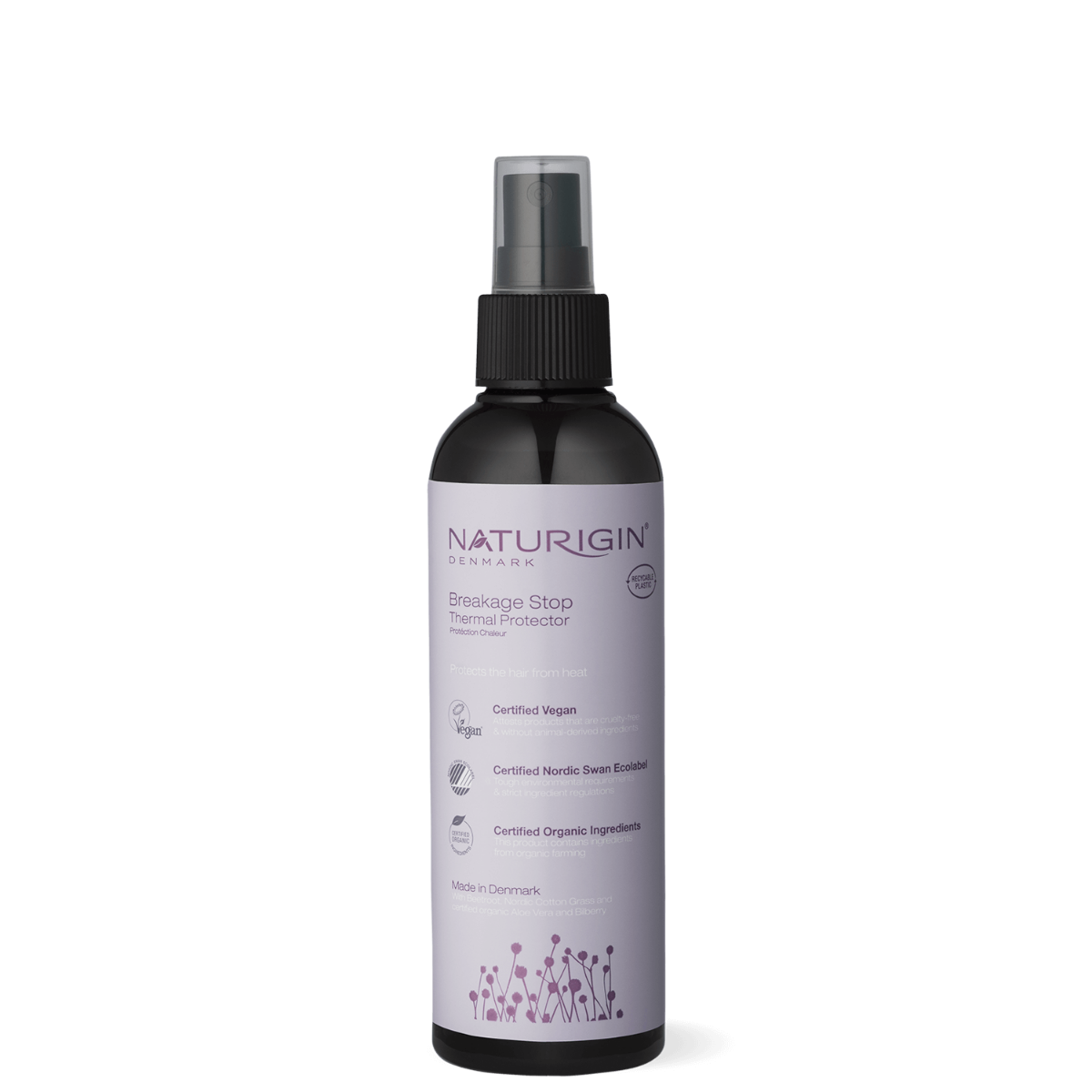 Tratament impotriva ruperii parului si protector termic Breakage Stop, 195ml, Naturigin