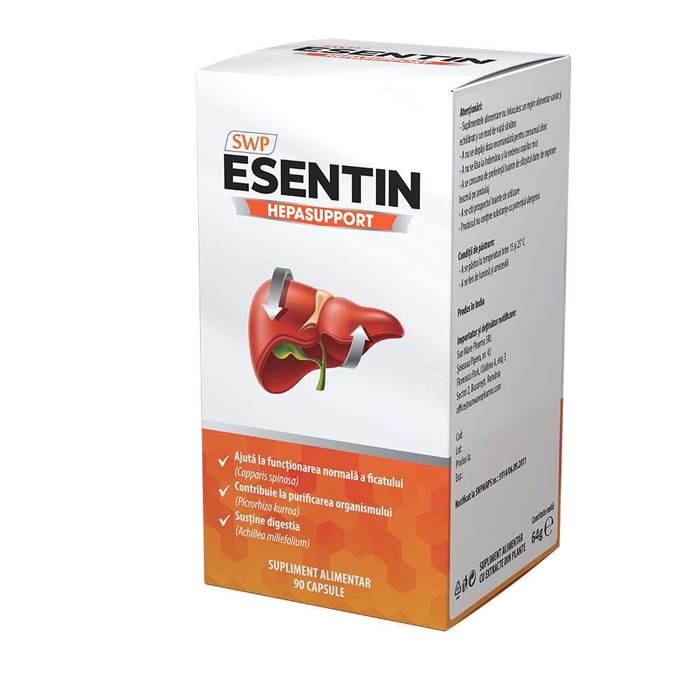 Esentin Hepasuport, 90 capsule, Sun Wave Pharma