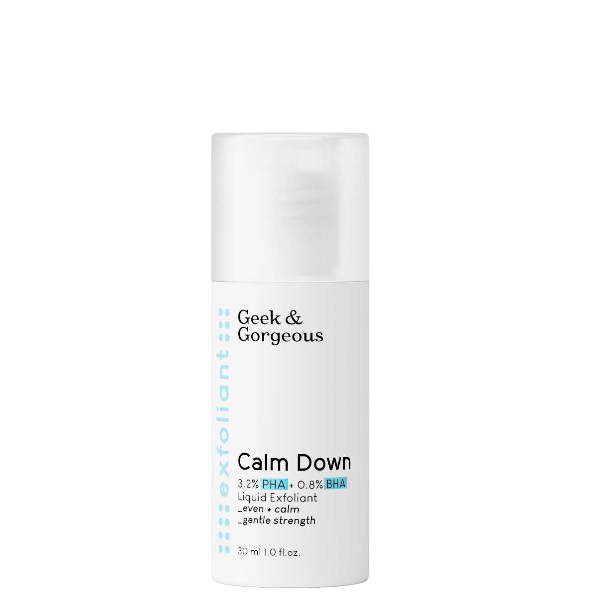 Lotiune exfolianta 4% PHA+BHA, 30ml, Geek&Gorgeous