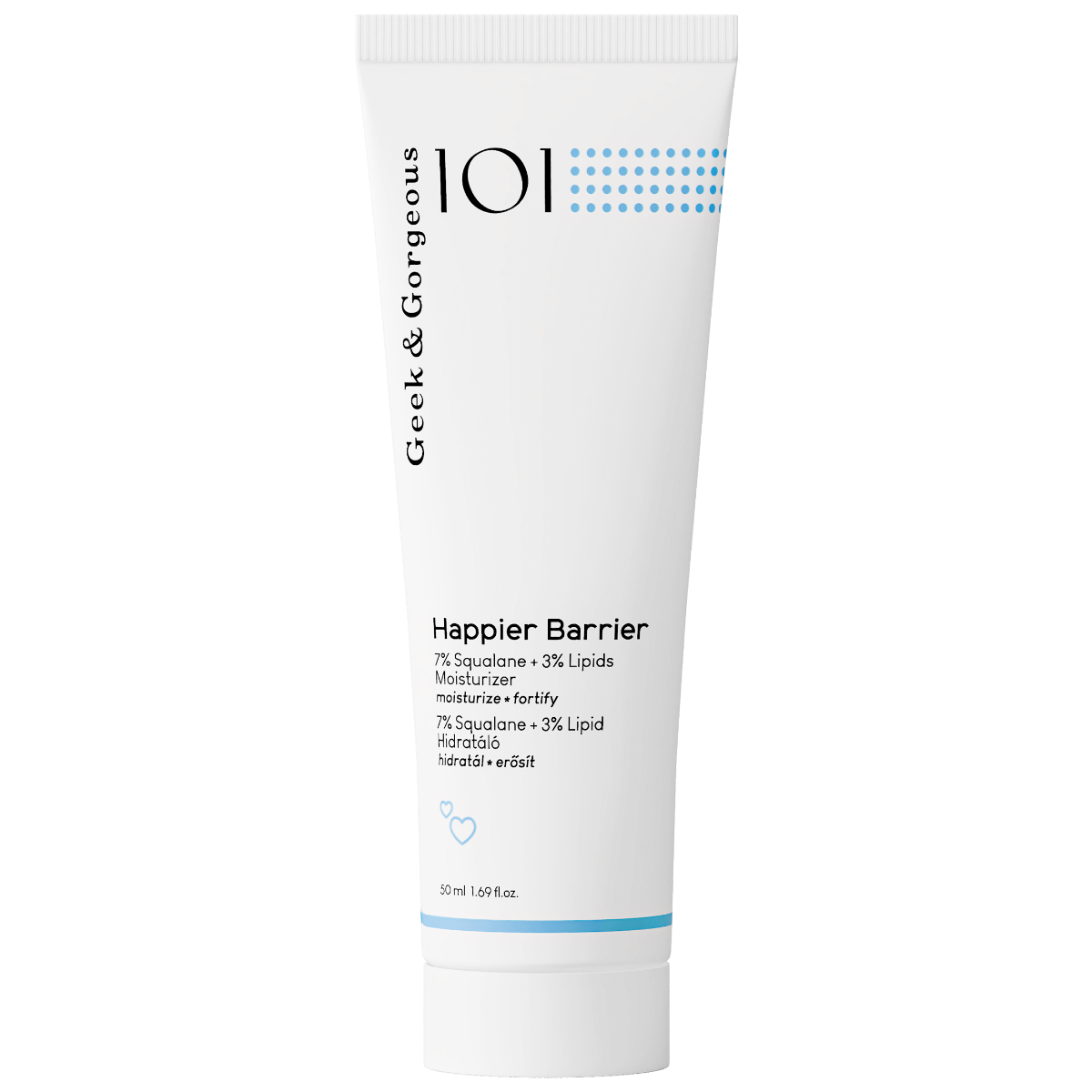 Crema 7% Squalan + 3% Lipide + 0.1% Ceramide Happier Barrier, 50ml, Geek&Gorgeous