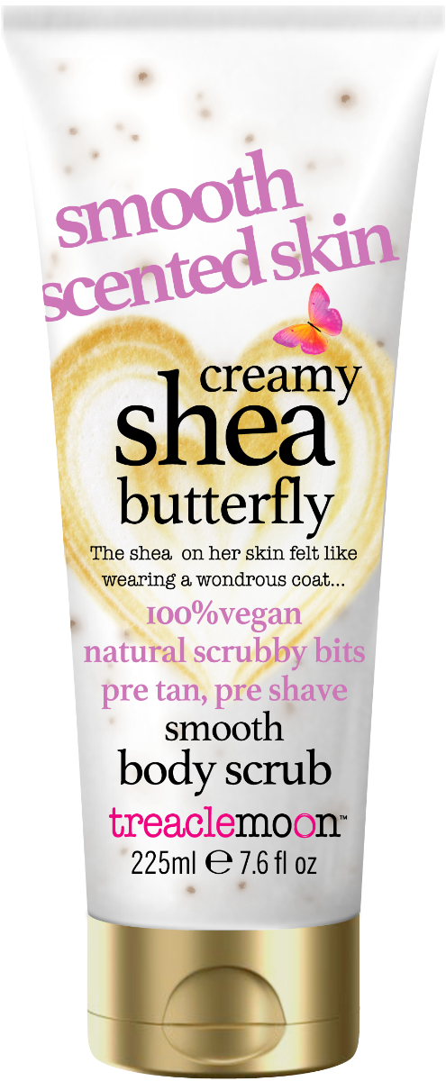 Exfoliant pentru corp Shea Butterfly, 225ml, Treaclemoon