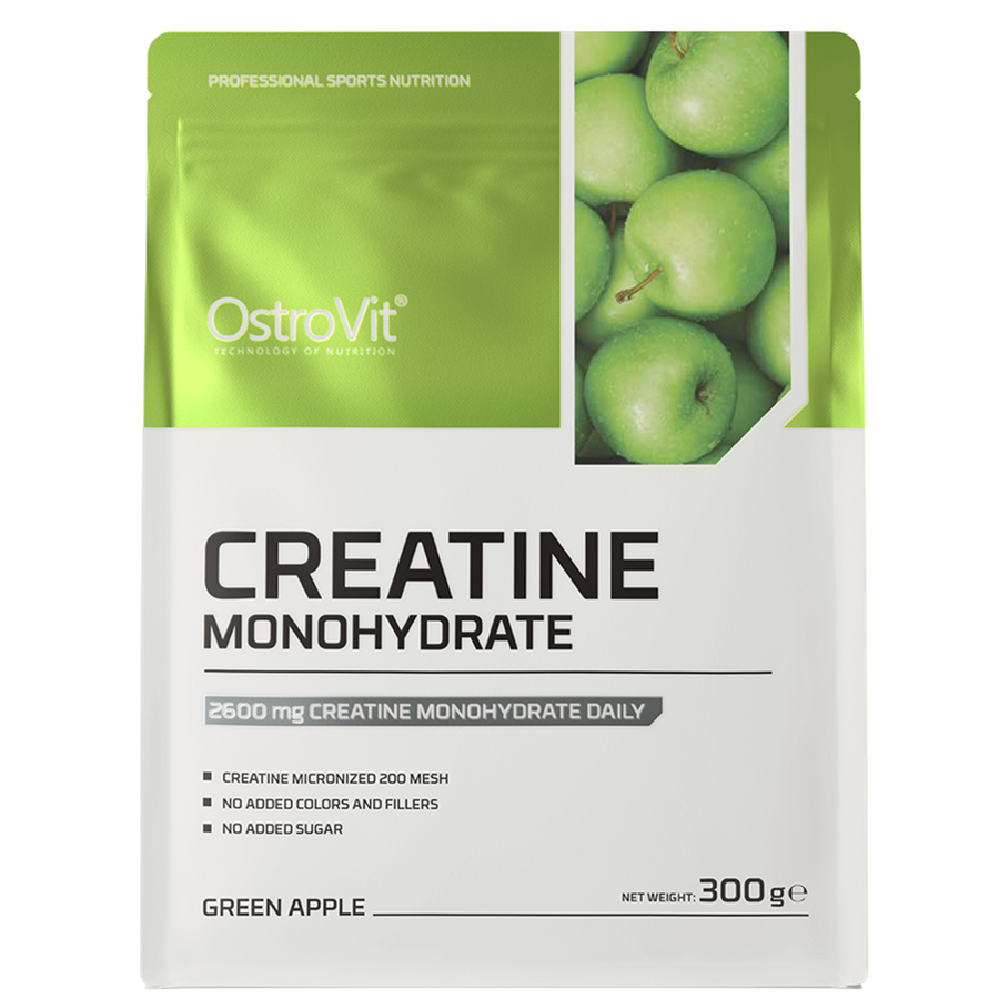 Creatina monohidrata cu aroma de mar verde, 300g, OstroVit