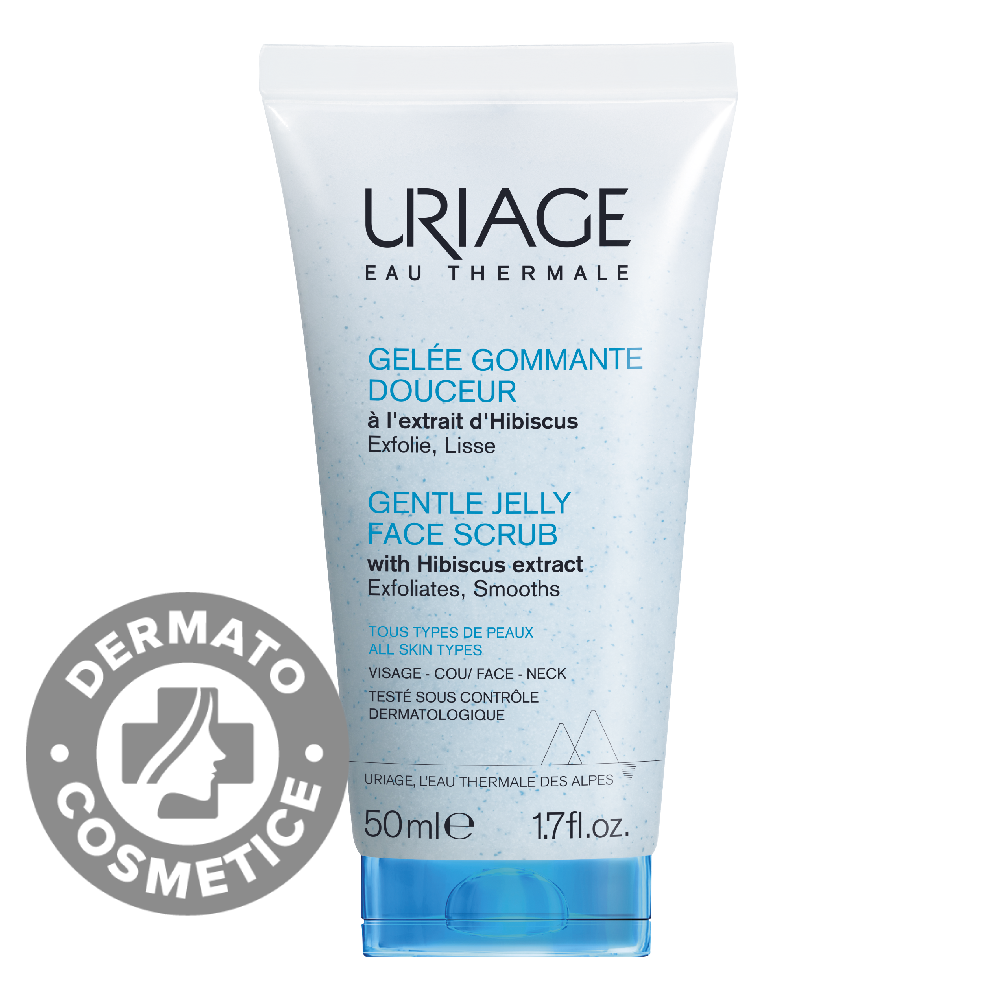 Gel exfoliant delicat Eau Thermale, 50ml, Uriage