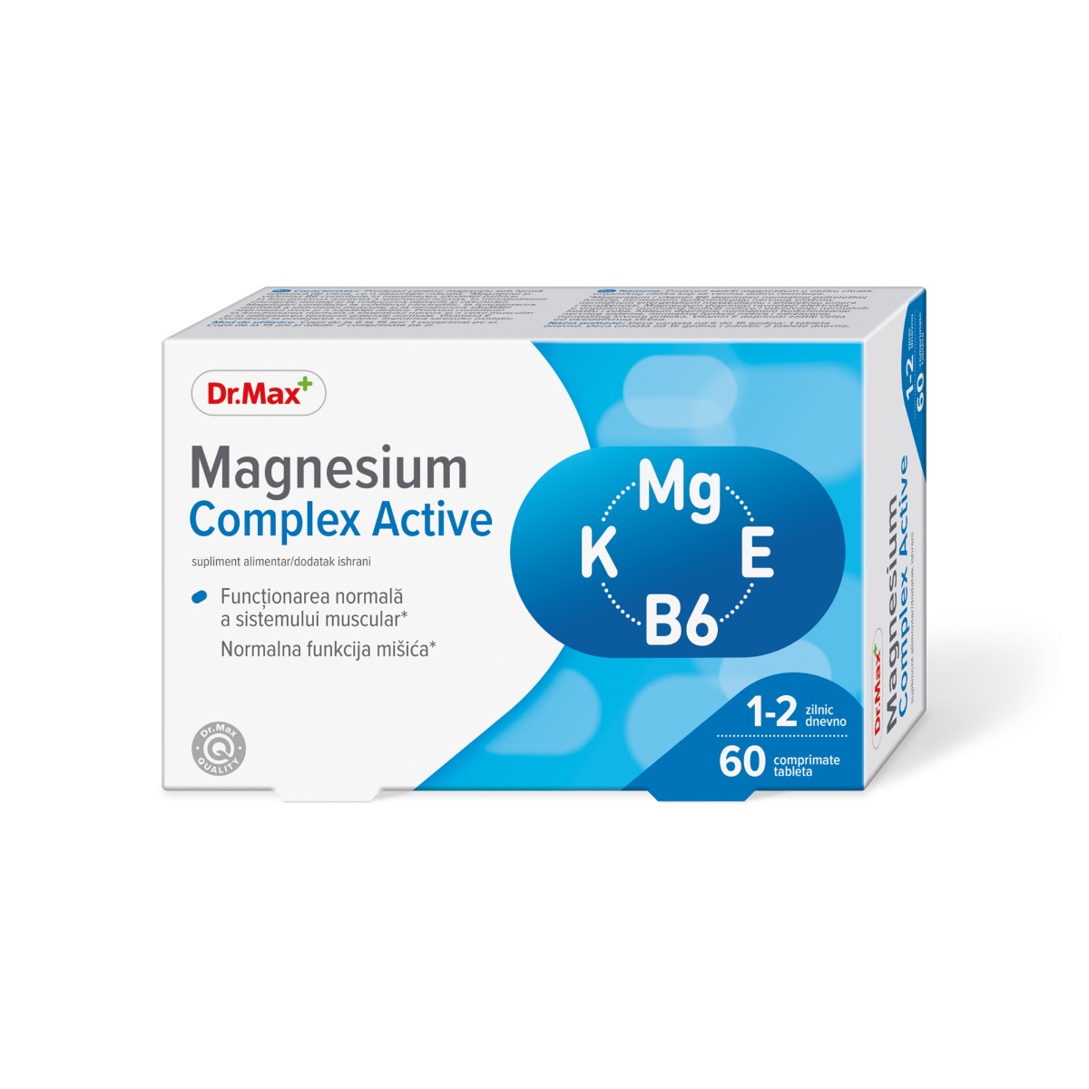 Dr. Max Magnesium Complex Active, 60 comprimate filmate