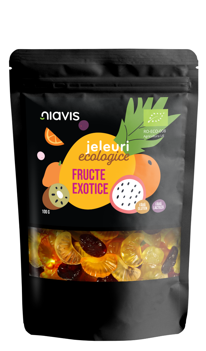 Jeleuri ecologice  Fructe Exotice , 100g, Niavis