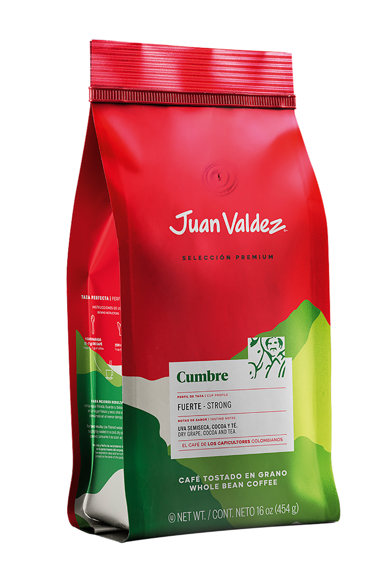 Cafea premium boabe Cumbre, 454g, Juan Valdez