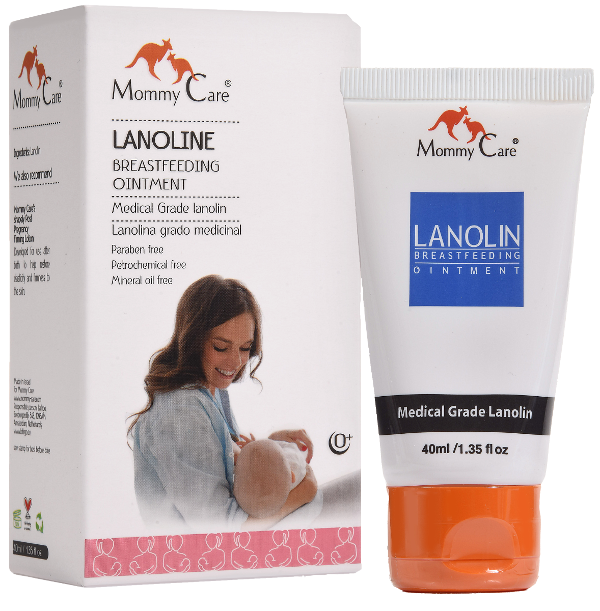 Unguent cu lanolina pentru mameloane, 40ml, Mommy Care