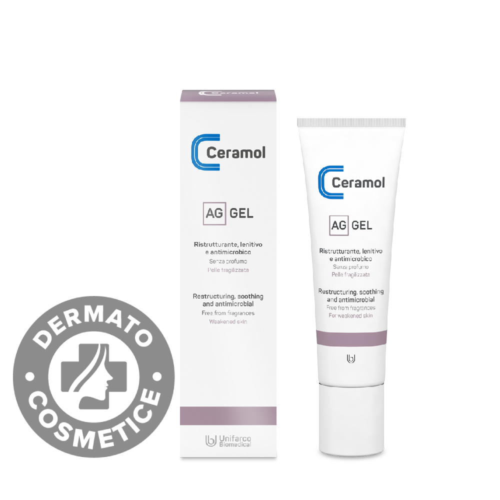 Gel reparator pentru piele fragila AG, 30ml, Ceramol