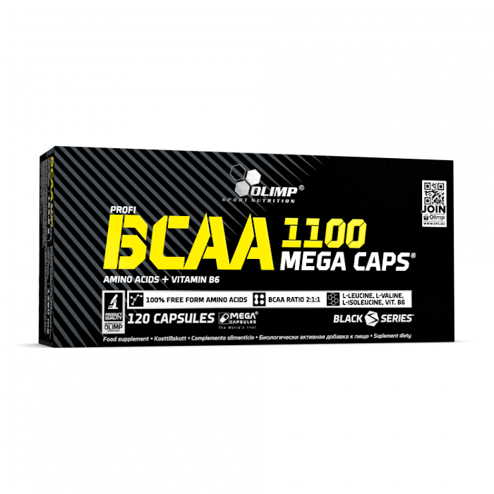 Aminoaicizi BCAA Mega Caps, 120 capsule, Olimp Sport Nutrition
