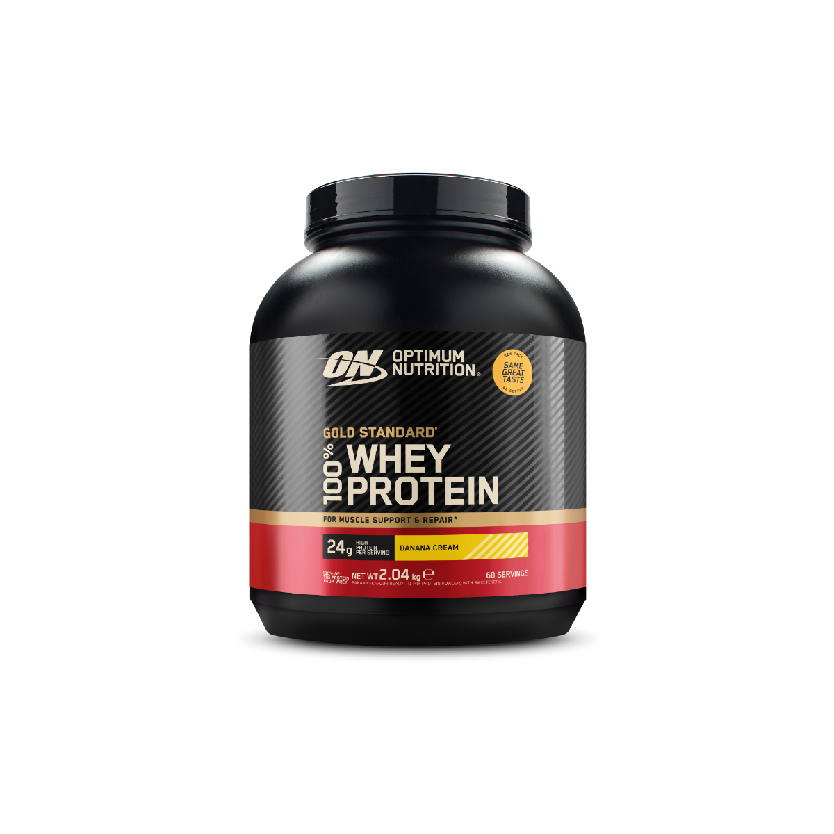 Pudra proteica proteine din zer 100% whey gold standard Banane, 2.04kg, Optimum Nutrition