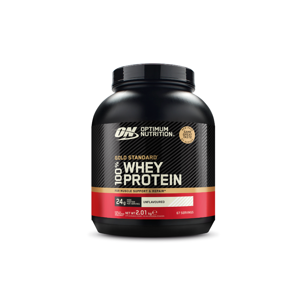 Pudra proteica proteine din zer 100% whey gold standard Fara aroma, 2.01kg, Optimum Nutrition