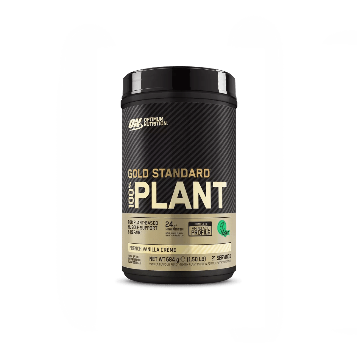 Proteine vegetale Gold Standard 100% Plant cu aroma de vanilie, 684g, Optimum Nutrition