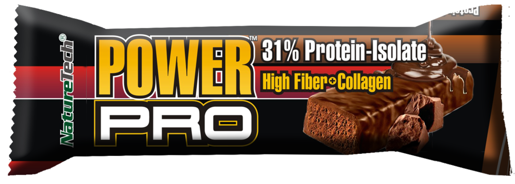 Baton energizant cu crema de ciocolata Power Pro, 80g, Nature Tech