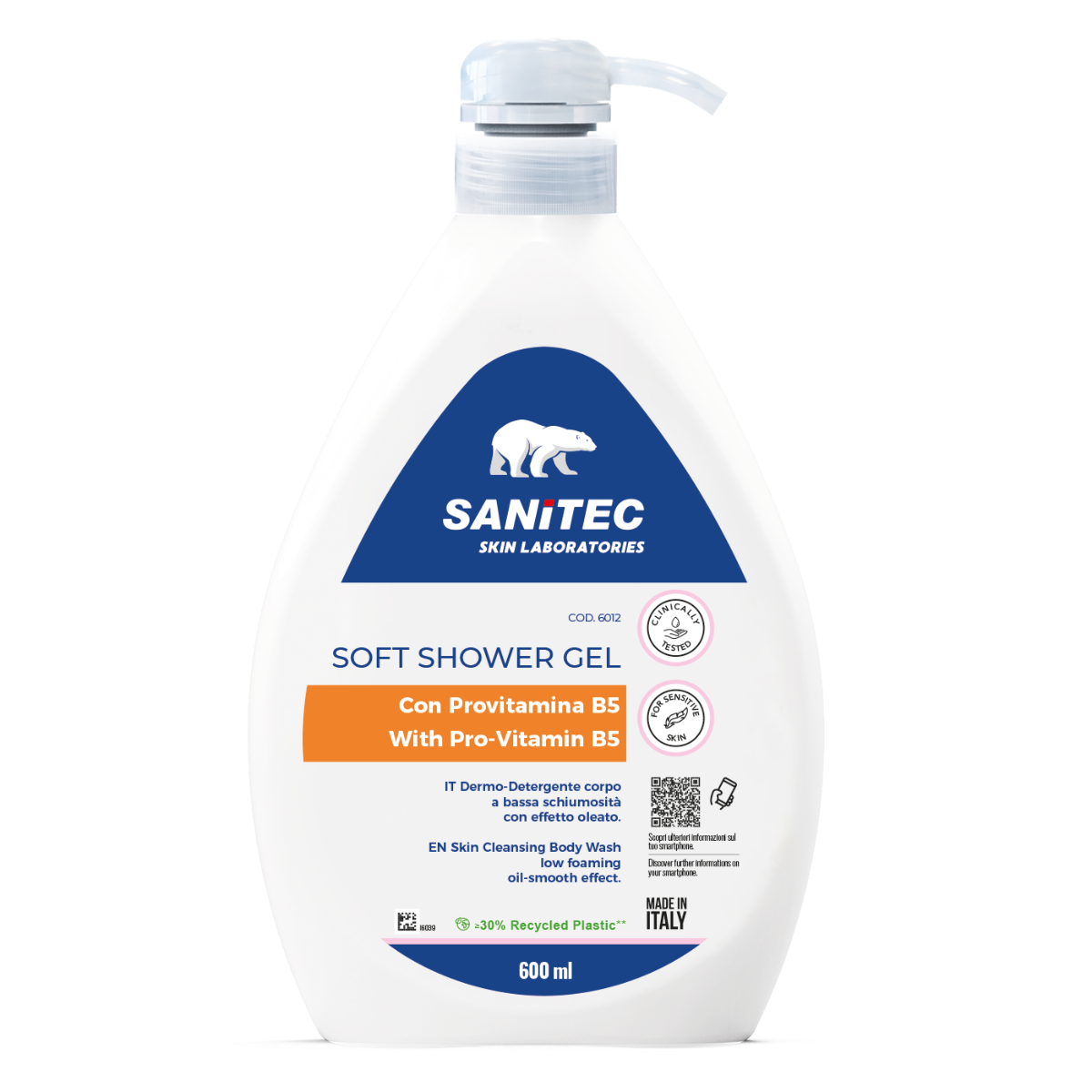 Gel de dus cu provitamina B5, 600ml, Sanitec