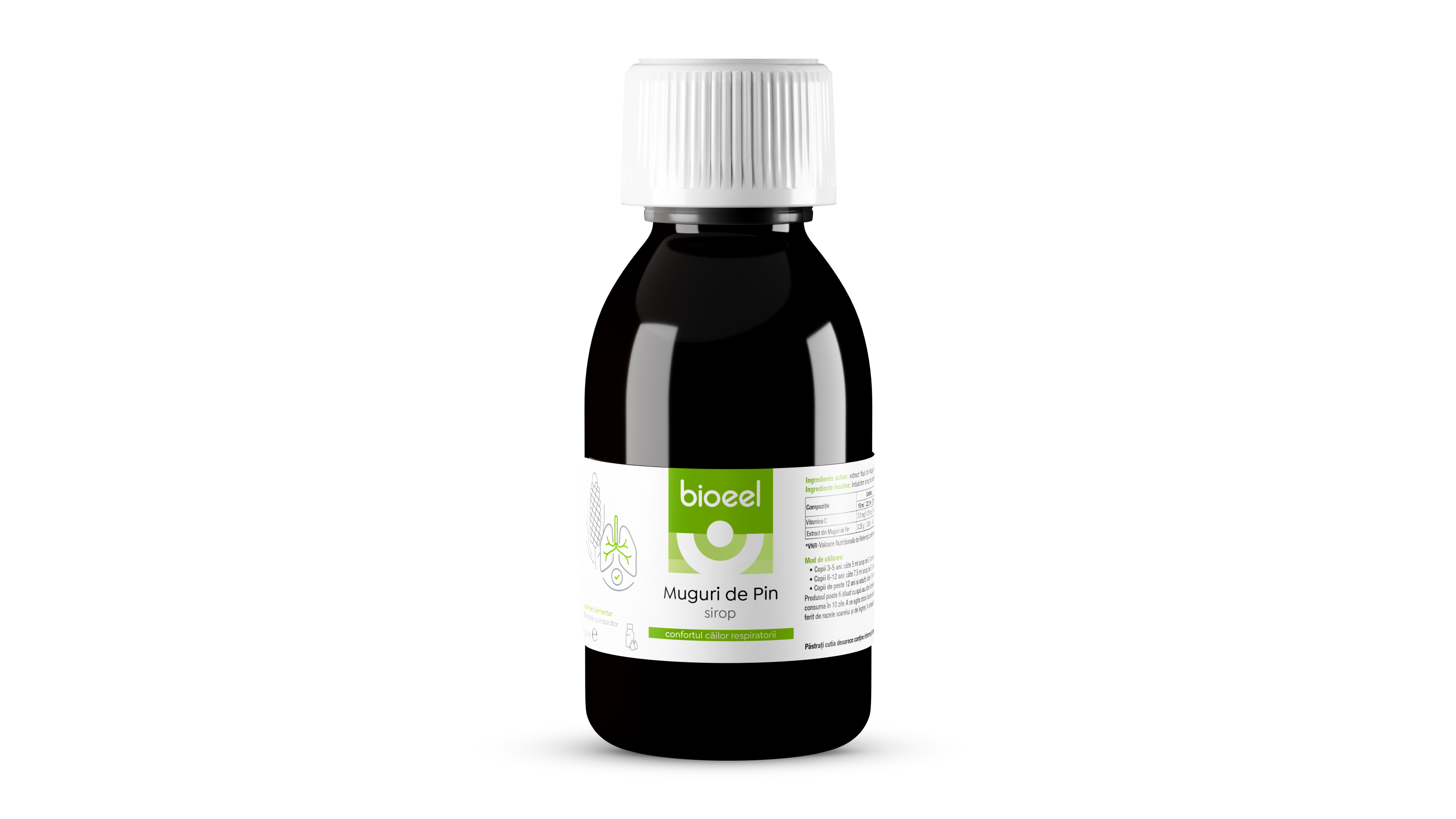 Sirop de Muguri de Pin, 120ml, Bioeel