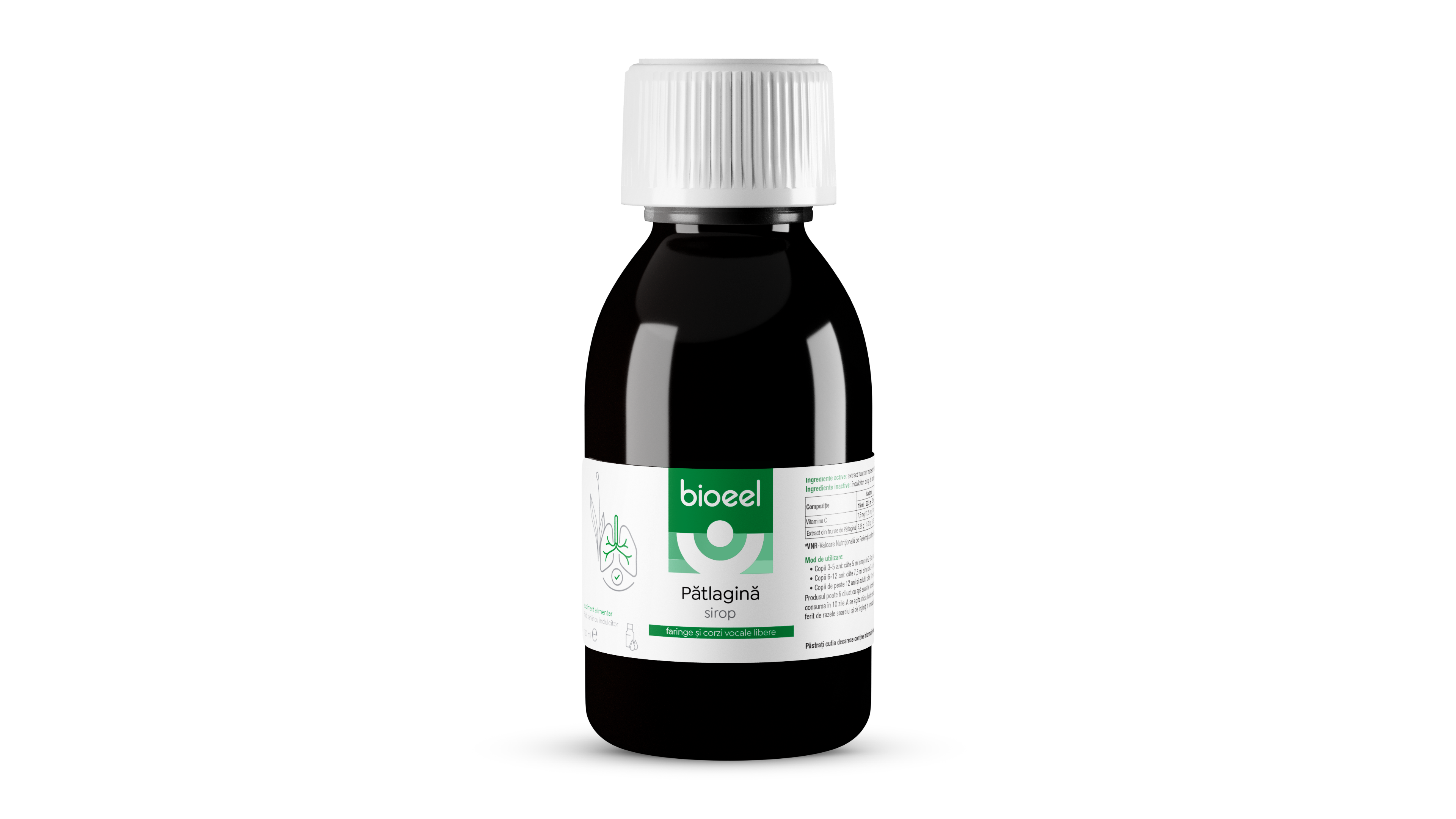 Sirop de Patlagina, 120ml, Bioeel
