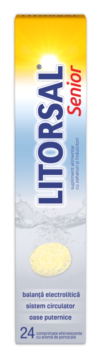 Litorsal Senior, 24 comprimate efervescente, Zdrovit