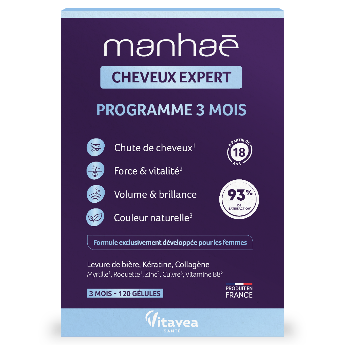 Cheveux Expert, 120 capsule, Manhae