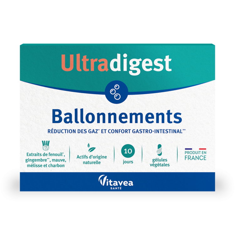 Ultradigest Ballonnements, 30 capsule, Vitavea