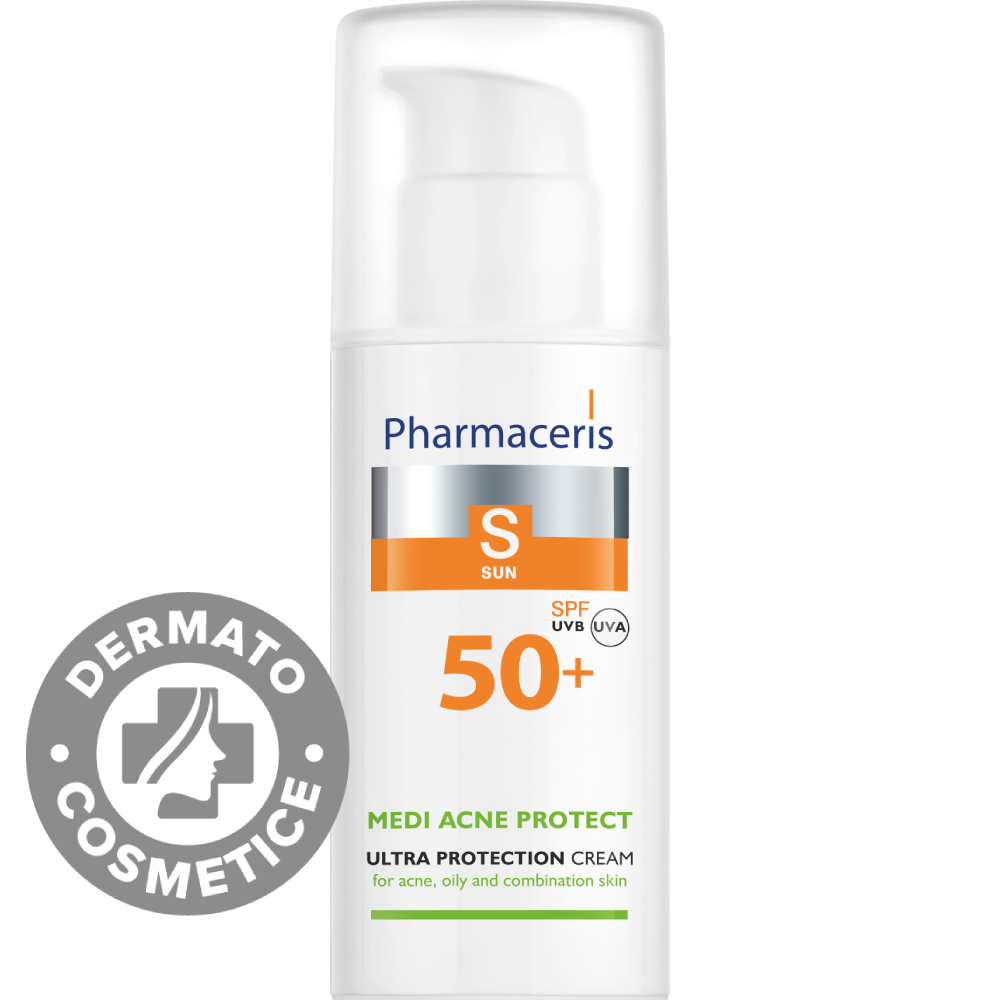 Crema de fata Medi Acne Protect SPF50+ S, 50ml, Pharmaceris