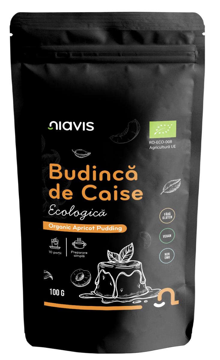 Budinca de caise fara gluten, 100g, Niavis