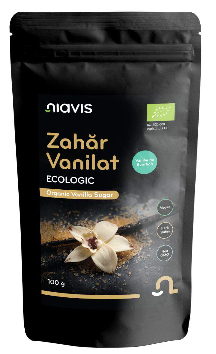 Zahar vanilat ecologic, 100g, Niavis