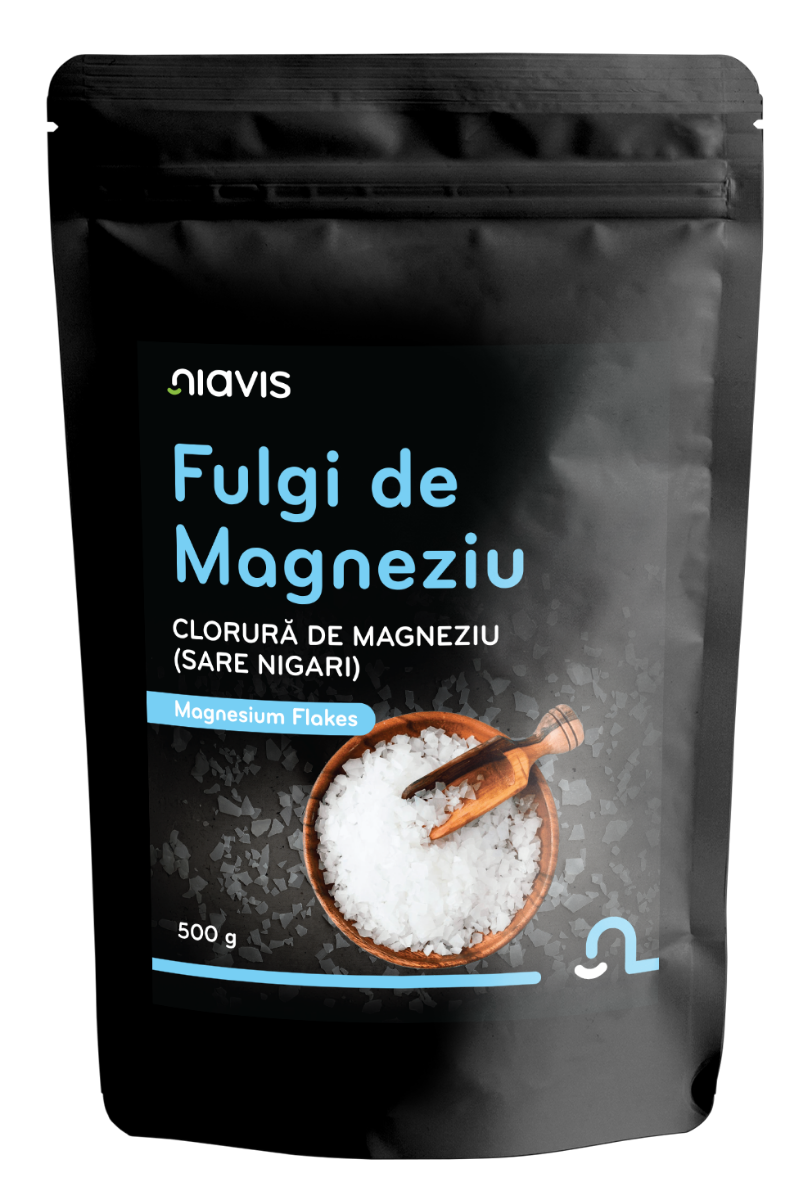 Fulgi de magneziu pentru baie, 500g, Niavis