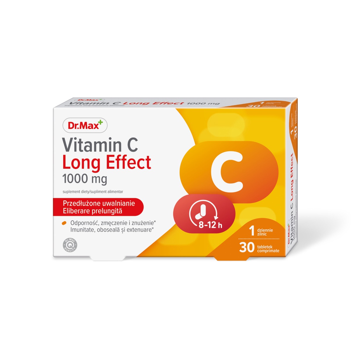Dr. Max Vitamina C Long Effect, 30 comprimate eliberare prelungita