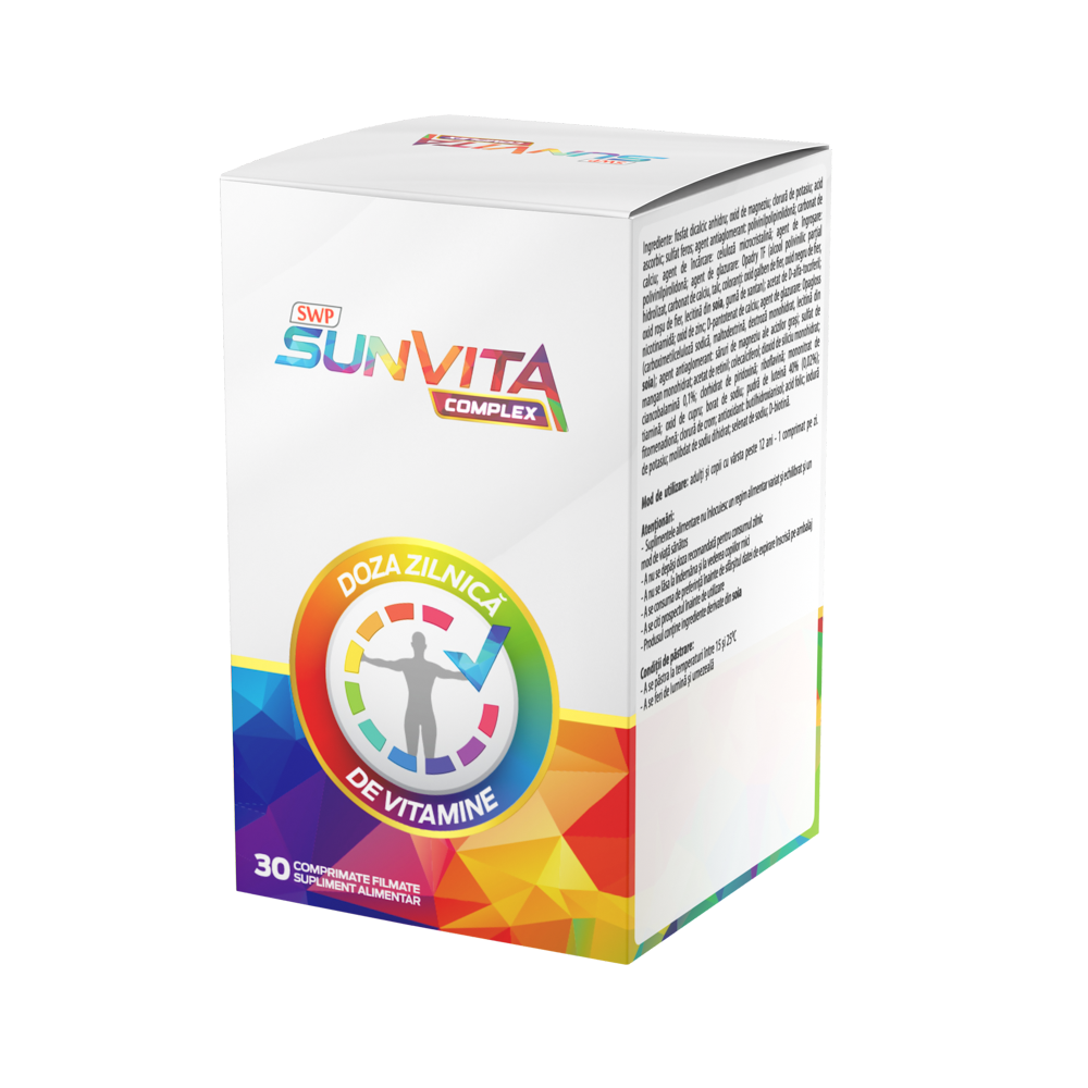 Sunvita Complex, 30 comprimate, Sun Wave Pharma