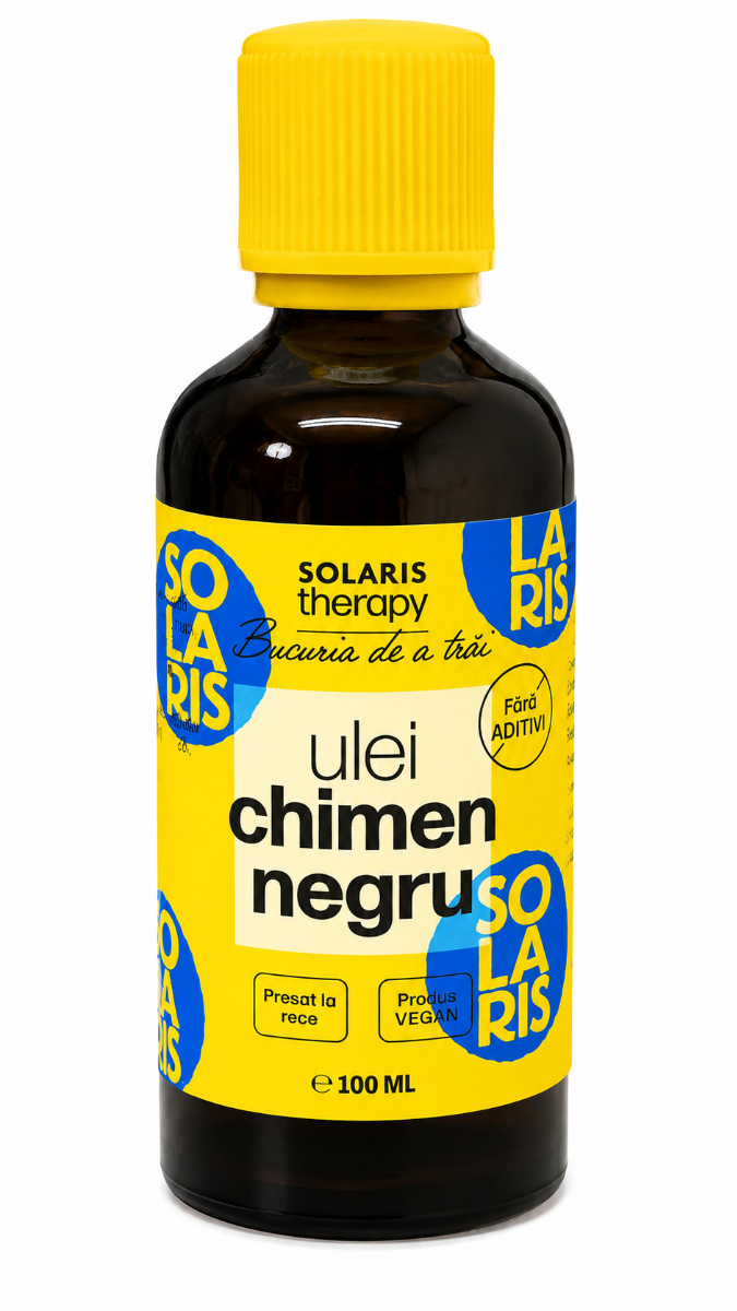 Ulei din chimen negru (negrilica) presat la rece, 100ml, Solaris