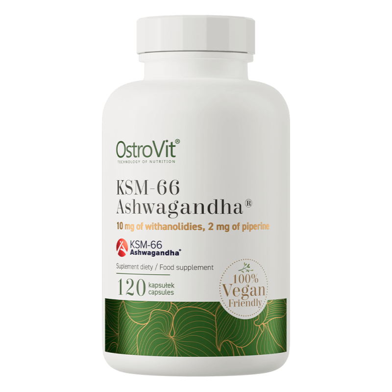 Ashwagandha KSM-66, 120 capsule, OstroVit
