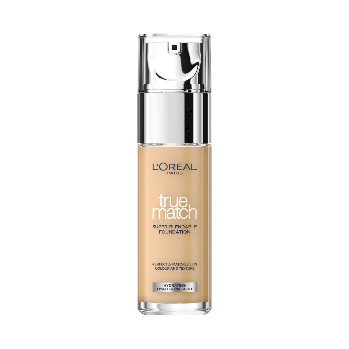 Fond de ten infuzat cu acid hialuronic True Match 2N Neutral, 30ml, L'Oreal Paris